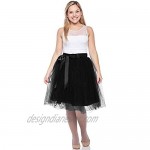 Dancina A Line Tulle Skirt Knee Length Tutu for Girls & Women