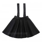 Girls Suspender Skirt Overall Brace Strap A-Line Baby Kids Mini Dress Uniform School Outfits