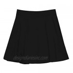 KIDPIK Fun & Flairy Skirt & Active Short Hybrid - Choose from Stripe Knit Double Ruffles Front Tie or Basic Skater Swing