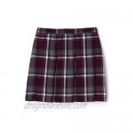 Lands' End School Uniform Girls Plaid Box Pleat Skirt Top of The Knee
