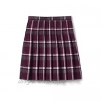 Lands' End School Uniform Girls Plaid Pleated Skirt Below The Knee