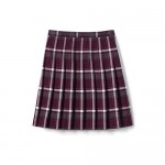 Lands' End School Uniform Girls Plaid Pleated Skirt Below The Knee
