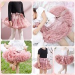 Tutu Toddler Petticoat Toddler Pettiskirt Tutu Skirt for Baby Girls(Black/Pink/White/Red/Wine Red)