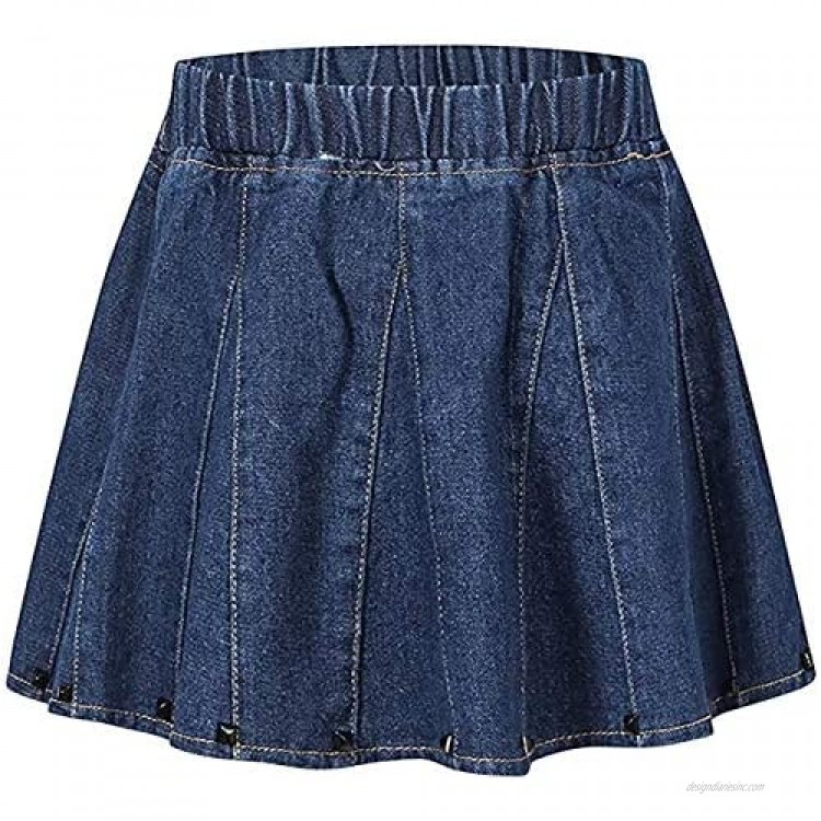 Umeyda Ameyda Girls' Denim Skirt