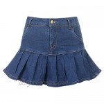 Woxlica Y2K Skirt for Girls Bandage Tie Up Ruffle Mini Skirt