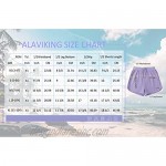 ALAVIKING Girls Cotton Shorts Athletic Running Shorts with Elastic Waistband Workout Shorts for Girls Size 3-12 Years