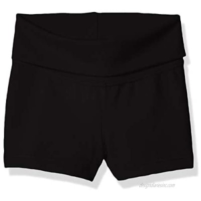Capezio Girls' Team Basic Foldover Boy Shorts