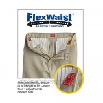 Dickies Girls' Flex Waist Slim Fit Flat Front Short
