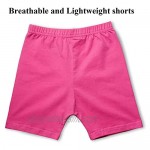 FLORNO Girls Dance Shorts Girls Bike Shorts Playground Shorts Safety Under Dress Shorts Underskirt Shorts 3-Pack