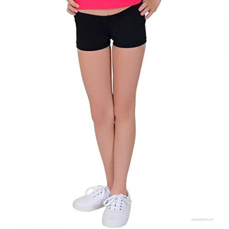 Girl's and Women's Cotton Stretch Booty Shorts | Comfortable | Made in The USA