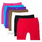 I&S Little Girls Bike Shorts Dance Underwear Sports 6 12 Packs for Sports Play Or Under Skirts