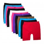 I&S Little Girls Bike Shorts Dance Underwear Sports 6 12 Packs for Sports Play Or Under Skirts