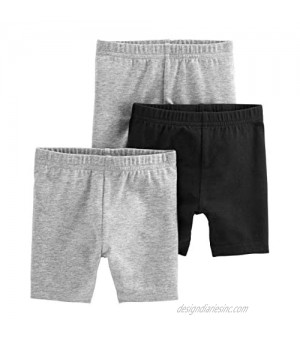 Simple Joys by Carter's Baby and Toddler Girls' 3-Pack Bike Shorts