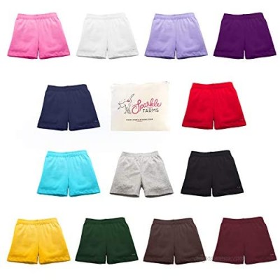 Sparkle Farms Choose 3 Pack of Girls Under Dress Shorts for Bike  Uniform Skirts and Jumpers  Dance  and Playground Modesty