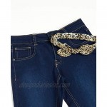 dELiAs Girl's Jeans - Stretch Denim Jeans with Gift Headband/Scrunchie