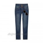 Lee High Waist Jeans for Teen Girls– Cute Jeans for Girls with Elastic Waist | Juniors Girls Jeans