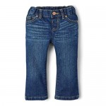The Children's Place Girls' Baby and Toddler Basic Bootcut Jeans