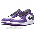 Jordan Youth Air 1 Low (Gs) Court Purple - Court Purple/Black-White 553560 500 - Size