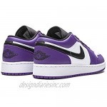 Jordan Youth Air 1 Low (Gs) Court Purple - Court Purple/Black-White 553560 500 - Size