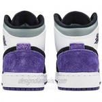 Nike Air Jordan 1 Mid Court Purple (GS) 5y (BQ6931-105) 6.5W