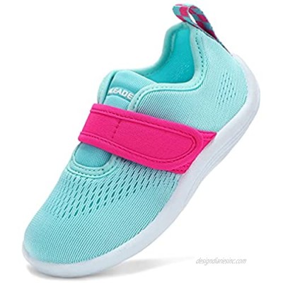 ALEADER Boys & Girls Quick Dry Water Shoes | Lightweight Slip On Barefoot Swim Shoes for Toddler