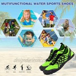 AMAWEI Water Shoes for Kids Aqua Barefoot Beach Quick Dry Boys Girls Non-Slip Lightweight Swim Shoe （Little/Big Kids）