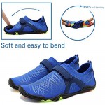 FANTURE Girls & Boys Water Shoes Lightweight Comfort Sole Easy Walking Athletic Slip on Aqua Sock(Toddler/Little Kid/Big Kid)