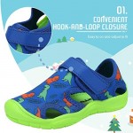 FANTURE Toddler Water Shoes Boys Girls Quick-Dry Aqua Socks Lightweight Closed-Toe Outdoor Sport Sandal(Toddler/Little Kid)