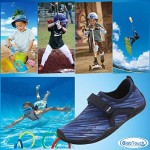 GLOBTOUCH Boy and Girls Athletic Water Shoes Quick-Dry Slip on Aqua Sock for Beach Pool Swim Surf Walking(Toddler/Little Kid/Big Kid)