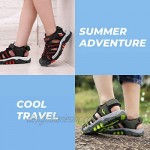 Kids Sandals Closed-Toe Outdoor Sport Sandals for Girls Summer Beach Two Straps Boys Sandals Leather(Toddler/Little Kid/Big Kid)
