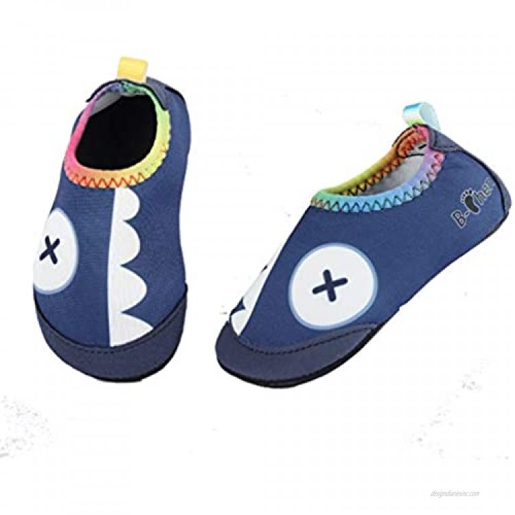 Kids Toddler Slippers Baby Water Shoes for Boys Girls Athletic Socks with Indoor Outdoor Lightweight Non-Slip Rubber Sole