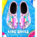 KingofKings Kids Water Shoes Quick Dry Non-Slip Water Skin Barefoot Kids Swim Water Shoes Children Aqua Socks for Beach Pool for Boys Girls Toddler Infant
