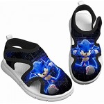 SILITHUS SO-N-IC Toddler Water Shoes Quick Dry Slip on Beach Swim Pool Sandals for Boys Girls Black Kids US 10