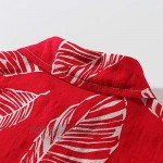 Boy's Classic Hibiscus Hawaiian Aloha Shirt Red Print Beach T-Shirts