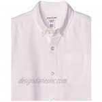 Essentials Boys' Uniform Long-Sleeve Woven Oxford Button-Down Shirts