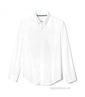 French Toast Boys' Long Sleeve Oxford Shirt (Standard & Husky)