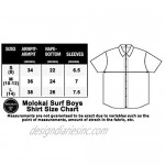 M MOLOKAI SURF Boys Shirts Fun Hawaiian Short Sleeve Shirt
