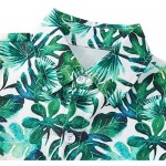 uideazone Kids Boys Hawaiian Aloha Shirt Summer Short Sleeve Button Down Dress Shirt for Beach Holiday 2-8 Years