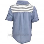 Unique Baby Boys Short Sleeve Button Up Flag Shirt