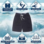 ICE CROSS Older Boys Swimsuit Beach Shorts YouthQuick Dry Board Shorts with Mesh Lining