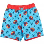 Sesame Street Elmo Swim Rash Guard Swim Trunks Set