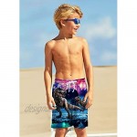 UNIFACO Boys' Swim Trunks Quick 3D Print Dry Waterproof Bathing Suits for 5-14 Years