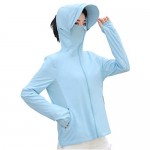 Anpox Women's Sun Protection Clothing UPF50+ Summer Sunscreen Shirt Anti-UV Sun Block Cloak