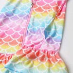 CHILDRENSTAR Girls Swim Coverups Terry Swimsuit Cover-Up Hooded Zip-Up Beach Robe