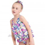 IDOPIP Kids Boys Girls Floatation Swimsuit with Adjustable Buoyancy Baby Float Suit Swim Vest One Piece Swimwear Bathing Suit