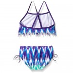 Kanu Surf Girls' Kelly Beach Sport Fringe 2-Piece Bikini Swimsuit