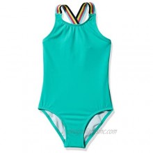 Kanu Surf Girls' Maggie UPF 50+ Beach Sport Athletic One Piece Swimsuit