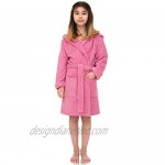 TowelSelections Girls Beach Cover-up Kids Hooded Cotton Terry Pool Cover-up