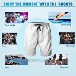 Aeoiba Men's Swim Trunks Quick Dry Beach Board Shorts with Mesh Lining Swimwear Bathing Suits