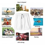 pop-belief Men's Beach Board Shorts Pants Beach Swim Trunks Quick Dry Mesh Lining Swimwear